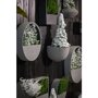 Pottery Pots Natural Peter ronde hangende plantenbak grijs detail